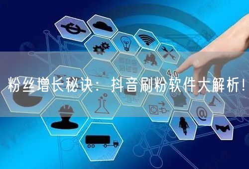 粉丝增长秘诀：抖音刷粉软件大解析！