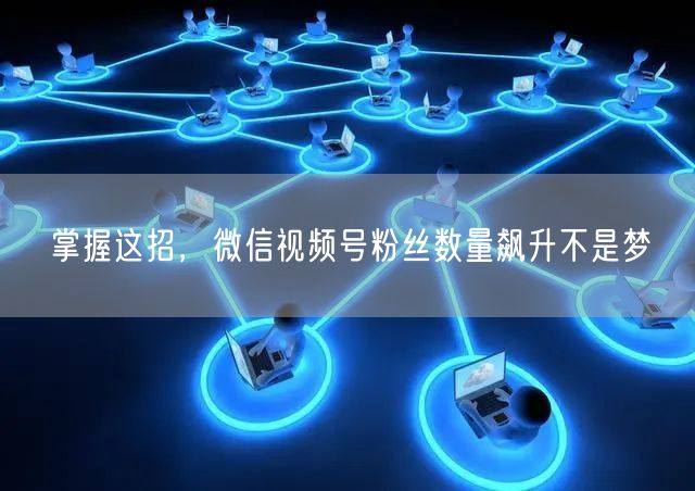 掌握这招，微信视频号粉丝数量飙升不是梦