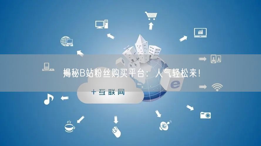揭秘B站粉丝购买平台：人气轻松来！