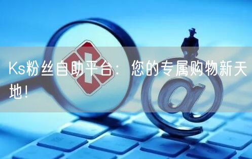 Ks粉丝自助平台：您的专属购物新天地！