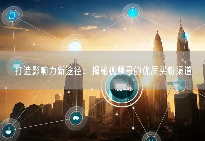 打造影响力新途径：揭秘视频号的优质买粉渠道