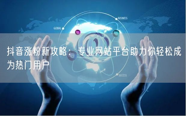 抖音涨粉新攻略：专业网站平台助力你轻松成为热门用户