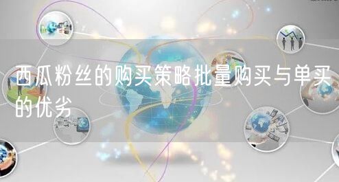 西瓜粉丝的购买策略批量购买与单买的优劣