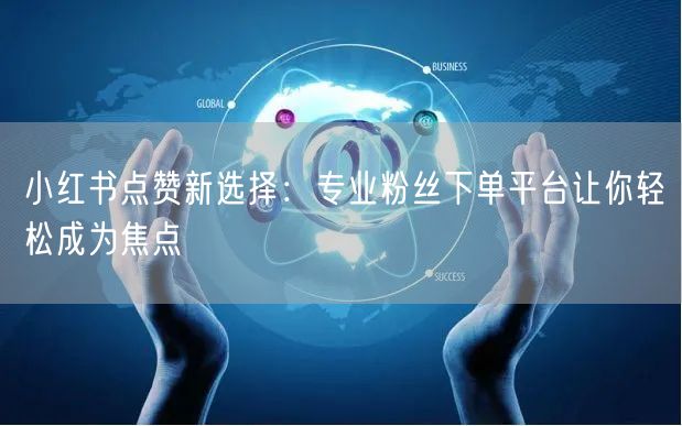 小红书点赞新选择：专业粉丝下单平台让你轻松成为焦点
