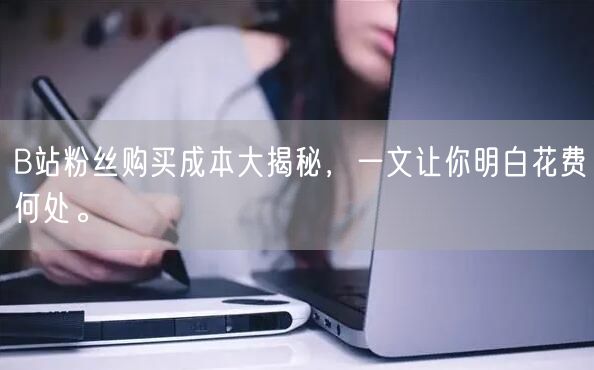 B站粉丝购买成本大揭秘，一文让你明白花费何处。