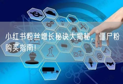 小红书粉丝增长秘诀大揭秘，僵尸粉购买指南！