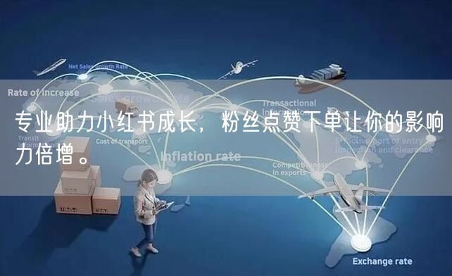 专业助力小红书成长，粉丝点赞下单让你的影响力倍增。