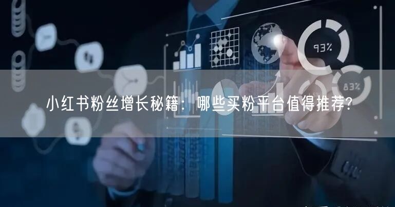 小红书粉丝增长秘籍：哪些买粉平台值得推荐?