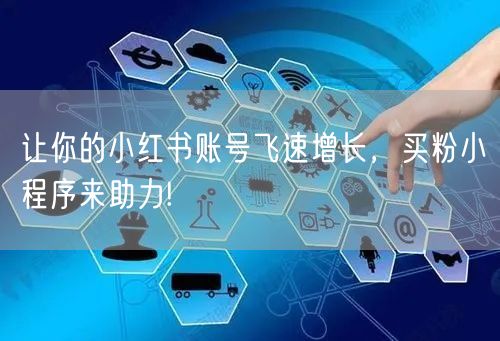 让你的小红书账号飞速增长，买粉小程序来助力!
