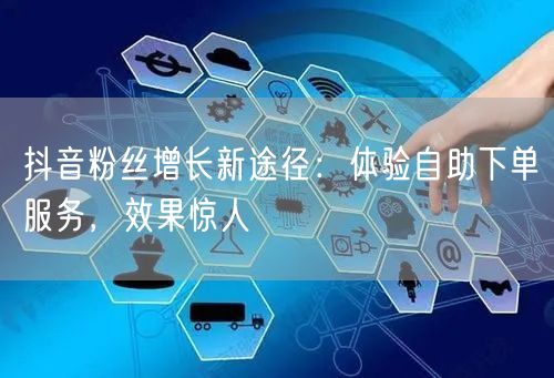 抖音粉丝增长新途径：体验自助下单服务，效果惊人
