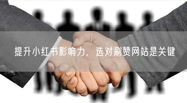 提升小红书影响力，选对刷赞网站是关键