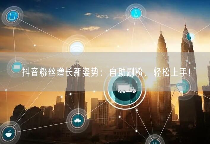 抖音粉丝增长新姿势：自助刷粉，轻松上手！