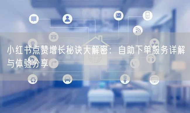 小红书点赞增长秘诀大解密：自助下单服务详解与体验分享