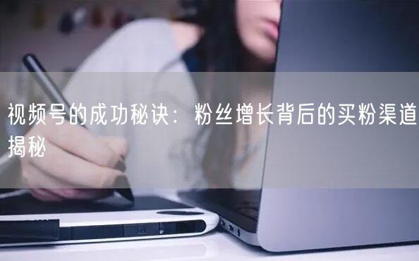视频号的成功秘诀：粉丝增长背后的买粉渠道揭秘