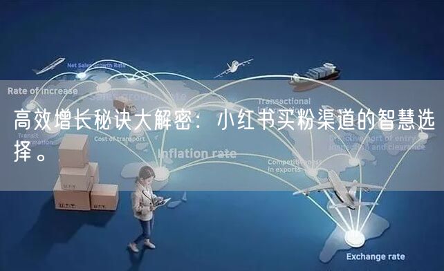 高效增长秘诀大解密：小红书买粉渠道的智慧选择。