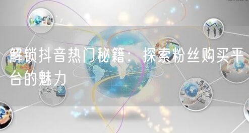 解锁抖音热门秘籍：探索粉丝购买平台的魅力